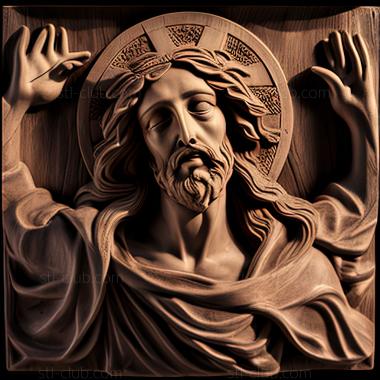 3D model st jesus (STL)